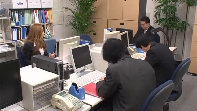 Best Japanese chick Ami Adachi in Hottest Secretary, Office JAV scene